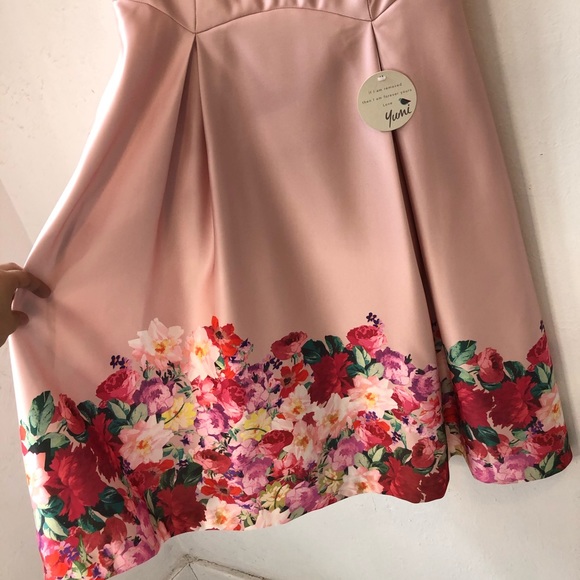 Yumi Kim Pink fit and flare bell sundress sz UK 10 - Picture 8 of 16